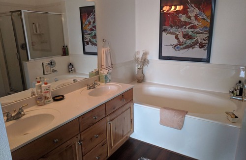 Pinebrook Condo | Spacious condo with killer mountain views