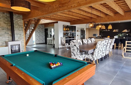Favieres Cottage | Spacious contemporary house with panoramic terrace and heated pool