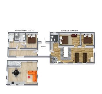 Copenhagen City Centre Apartment | Spacious Double-Apartment for 10 in CPH City Center