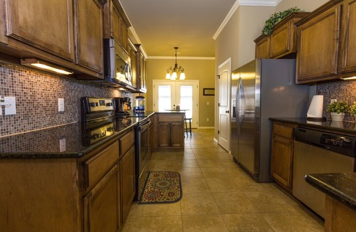 Edmond House | Spacious Edmond Home with Media Room and Fenced Yard