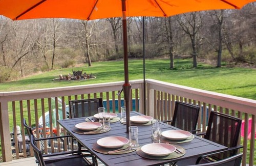 Sunnyland House | Spacious Family Getaway: Pool, Hot Tub, Games, Gym