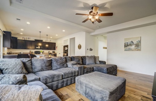 Fountain House | Spacious Family Getaway | Fire Pit & Pet Friendly