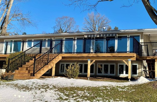 Marmora Cottage | Spacious family Riverfront Cottage with Large Deck, Only Steps from the Water