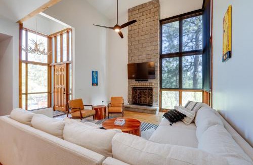 Swiss Manor House | Spacious Flagstaff Home w/Hot Tub & Fire Pit!
