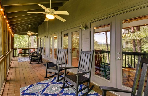 Wiley Cabin | Spacious Georgia Escape w/Fireplace, Deck & Grill