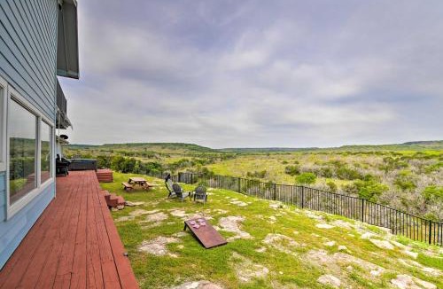 Palo Pinto County House | Spacious Getaway ~ 12 Acres, Views, & Hot Tub!
