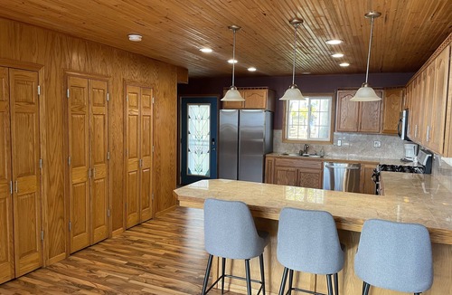 Manistee House | Spacious getaway nestled between two beautiful lakes!