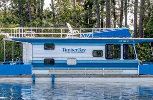 Babbitt House | Spacious Getaway Series Cabin-Style Boat with Water Slide Near Babbitt, MN