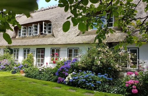 Kegnæshøj House | Spacious holiday apartment in a thatched country house - including underfloor heating