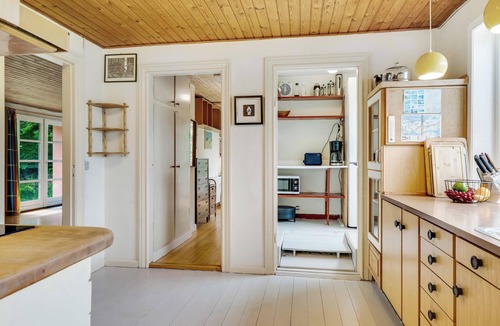 Fjerritslev House | Spacious holiday home with terrace, wood-burning stove and large plot