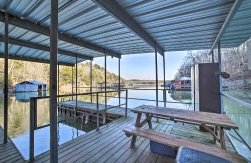 Beaver Shores House | Spacious Home on Beaver Lake w/Deck & Fire Pit!