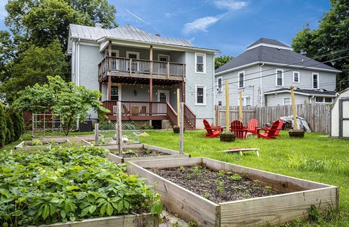 Front Royal House | Spacious home steps from Main St and Shenandoah NP with firepit & large backyard