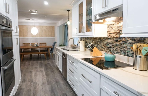Deerfield Beach House | Spacious home with private salt water heated pool minutes to Beach !