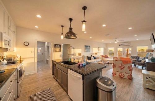 Surfside Beach House | Spacious Home with Game Room, Deck & Bunk Room
