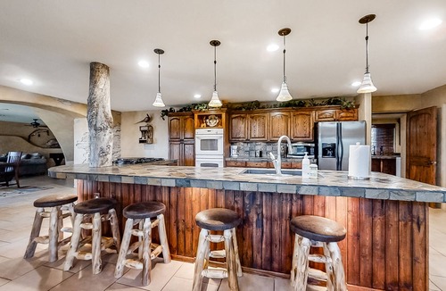 Leeds House | Spacious home with pool, hot tub, & firepit - close to Zion National Park
