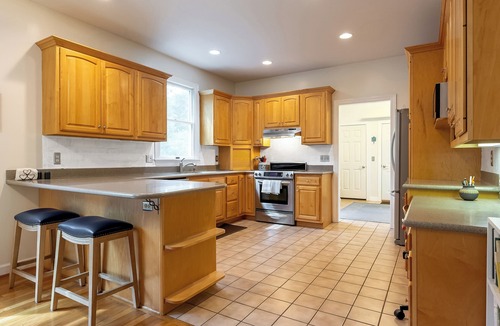 Blacksburg House | Spacious home with serene views, outdoor lounge, fire pit, and hammock, just minutes to downtown