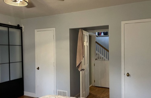 Battle Creek House | Spacious home with a cozy feel