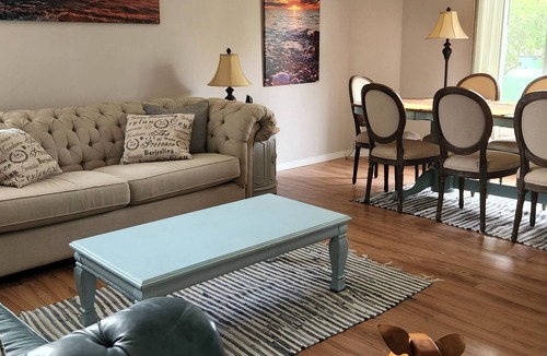 Providence Bay House | Spacious house steps off beach and boardwalk in Providence Bay!