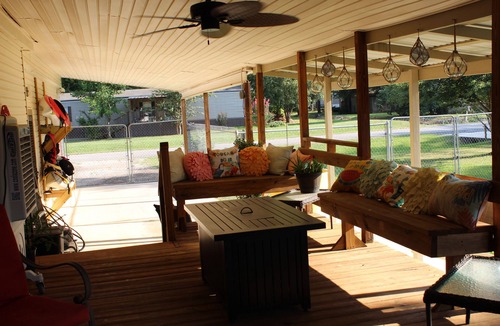 Willis House | Spacious Lakefront Retreat with Outdoor Entertaining Spaces, Office, + Parking