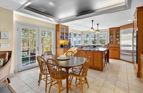 Lansing House | Spacious Lakeside Retreat with Dock and Hot Tub!