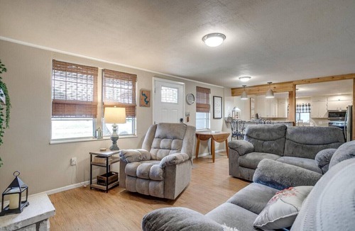 Laguna Park House | Spacious Lakeview Oasis with Pool + Hot Tub