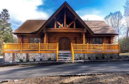 Glen Spey Cabin | Spacious lodge w/indoor pool!