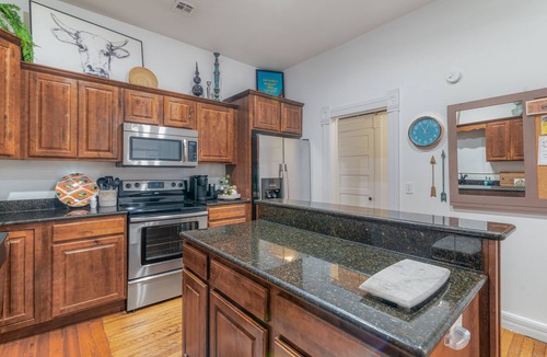 Joplin Apartment | Spacious Loft in walking distance to coffee shops and great dining options.
