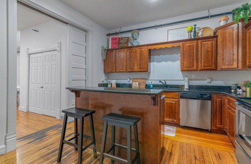 Joplin Apartment | Spacious Loft in walking distance to coffee shops and great dining options.