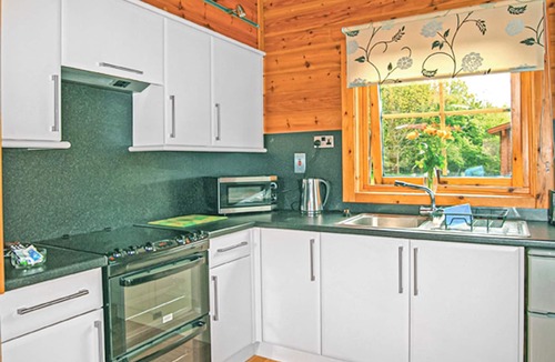 East Horrington Ski Chalet | Spacious log cabin with one double and one twin.