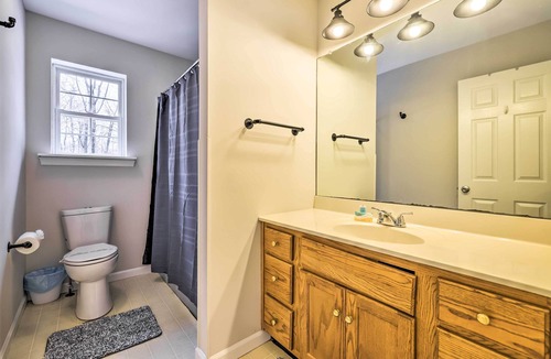 Tunkhannock Township House | Spacious Long Pond Home: Game Room + Hot Tub!