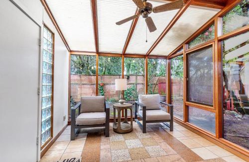 Meridian Park House | Spacious Mid Century Modern Sunroom Rambler