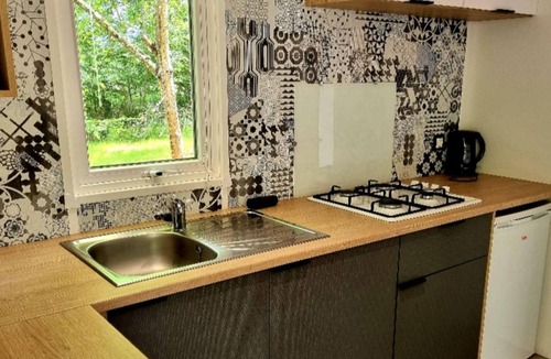 Nibelle House | Spacious mobile home with terrace in Nibelle