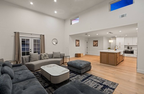 Fire Mountain House | Spacious Modern Home with Rooftop & Private Backyard