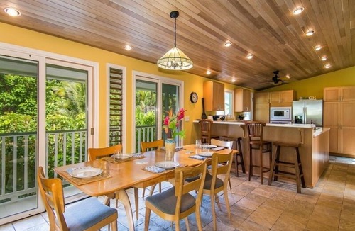Wainiha House | Spacious, mountain view home, across from beach path! Ka Wai Aloha TVNC-5137
