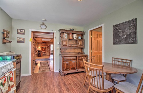 Athol Cabin | Spacious Mtn Cabin on 7 Private Acres in Athol!