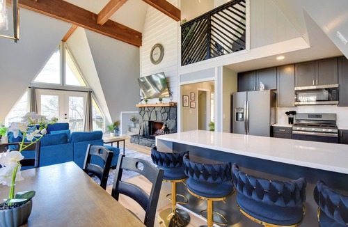 Sky Valley Cabin | Spacious & Newly Remodeled A-Frame w/2 Decks