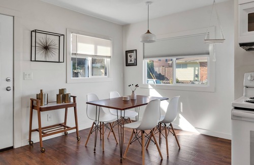 North Tabor House | Spacious, Pet-Friendly, Fenced Yard, King Bed, Office, Primary BDR on Main Level