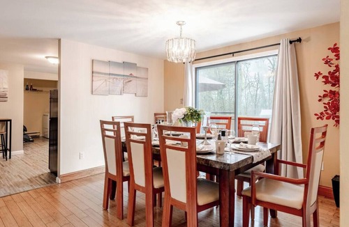 Cresco House | “Spacious Poconos Home Hot Tub Game Room & Theater”closed in Deck + Fire Pit