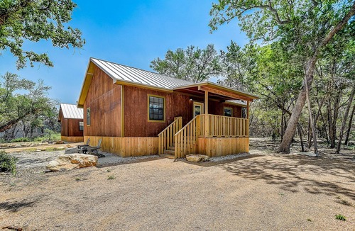 Blanco Cabin | Spacious property with four cabins, decks, grills, & open layouts - dog-friendly