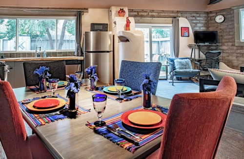 Santa Fe House | Spacious Railyard Loft w/Panoramic Balcony Views