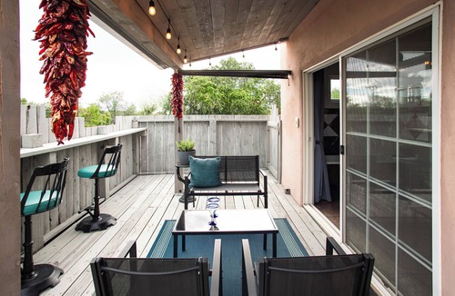 Santa Fe House | Spacious Railyard Loft w/Panoramic Balcony Views