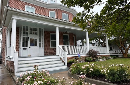 Cape Charles House | Spacious restored 1914 historic home steps from the beach.