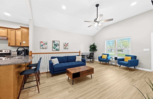 Clarksville Apartment | Spacious retreat close to Louisville attractions