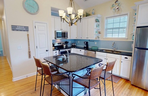 Savannah Beach House | Spacious retreat located one block from the beach + private pool!