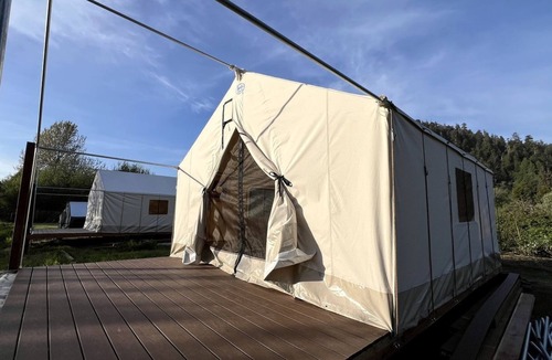Klamath House | Spacious Safari Tent, Perfect for a Northern California Glamping Getaway near Fern Canyon