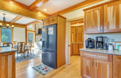 Granville Summit House | Spacious & Secluded Forksville Home: Fire Pit