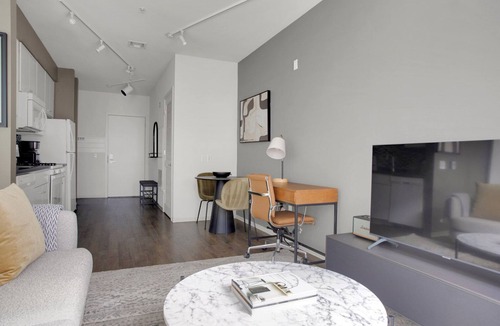 Assembly Square Apartment | Spacious Somerville 1BR w/W/D, nr Assembly T, by Blueground