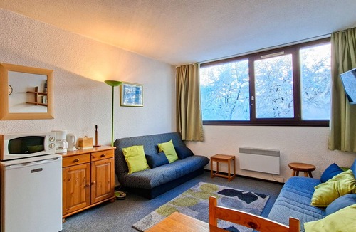 Flaine Apartment | Spacious studio for 4 near the slopes