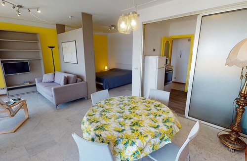Menton Apartment | Spacious Studio with Sea View, Terrace, Near Center and Beaches in Menton