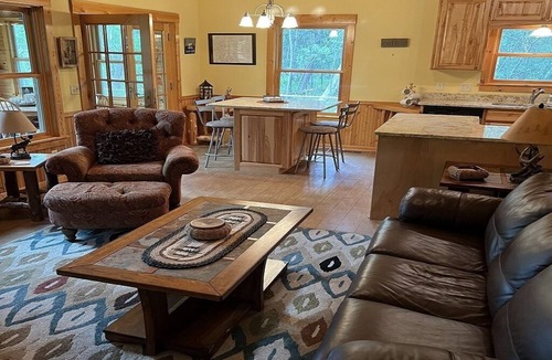 Breezy Point House | Spacious Summer Escape: Private Backyard, Dock & Fire Pit, Channel Waterfront